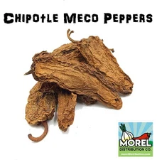 Dried Chipotle Meco Chili Peppers   WT: 4 OZ-8 OZ-1 LB-2 LB-5 LB-10 LB