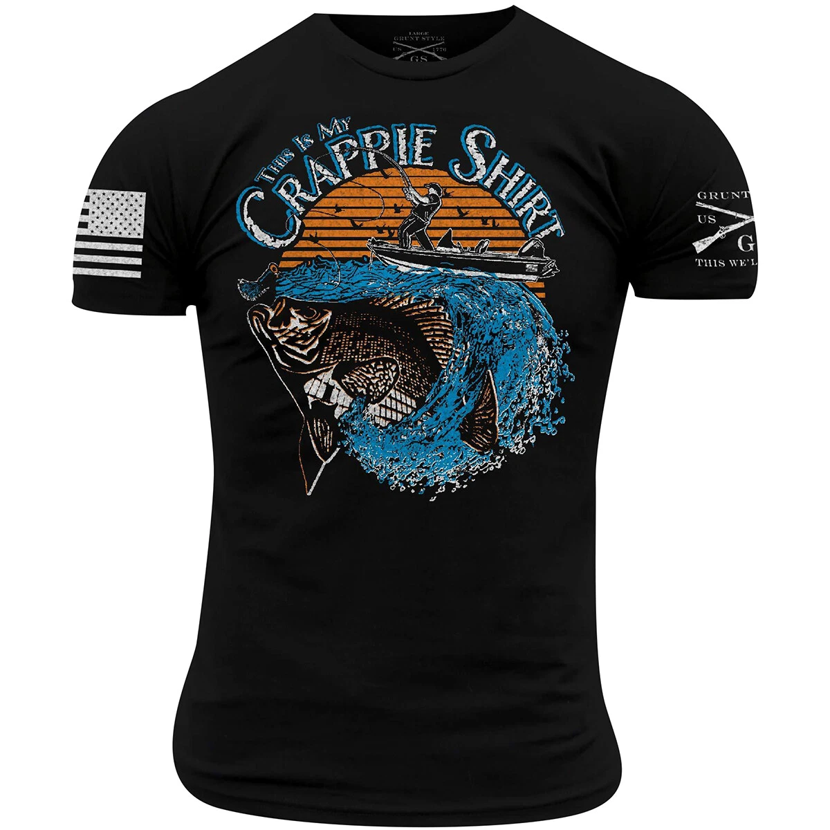 Grunt Style This Is My Crappie T-Shirt - Black