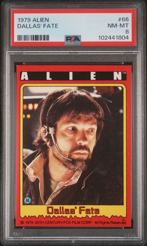 1979 Topps Alien - 66 Dallas' Fate - PSA 8 NM-MT - Picture 3 of 4