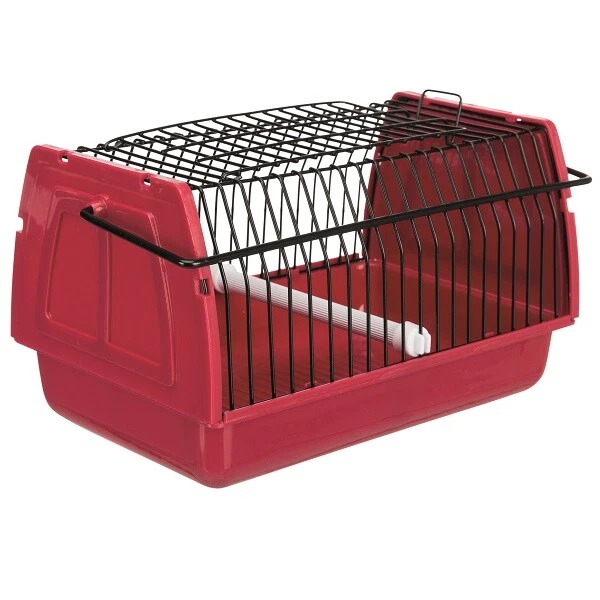 Trixie Transport Box for Birds & Small Animals - Pet Carrier with Handle & Perch - Image 3 of 4