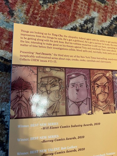 Unread Chew Volume 3 Trade Paperback Comics Graphic Novel Just Desserts - Picture 10 of 15