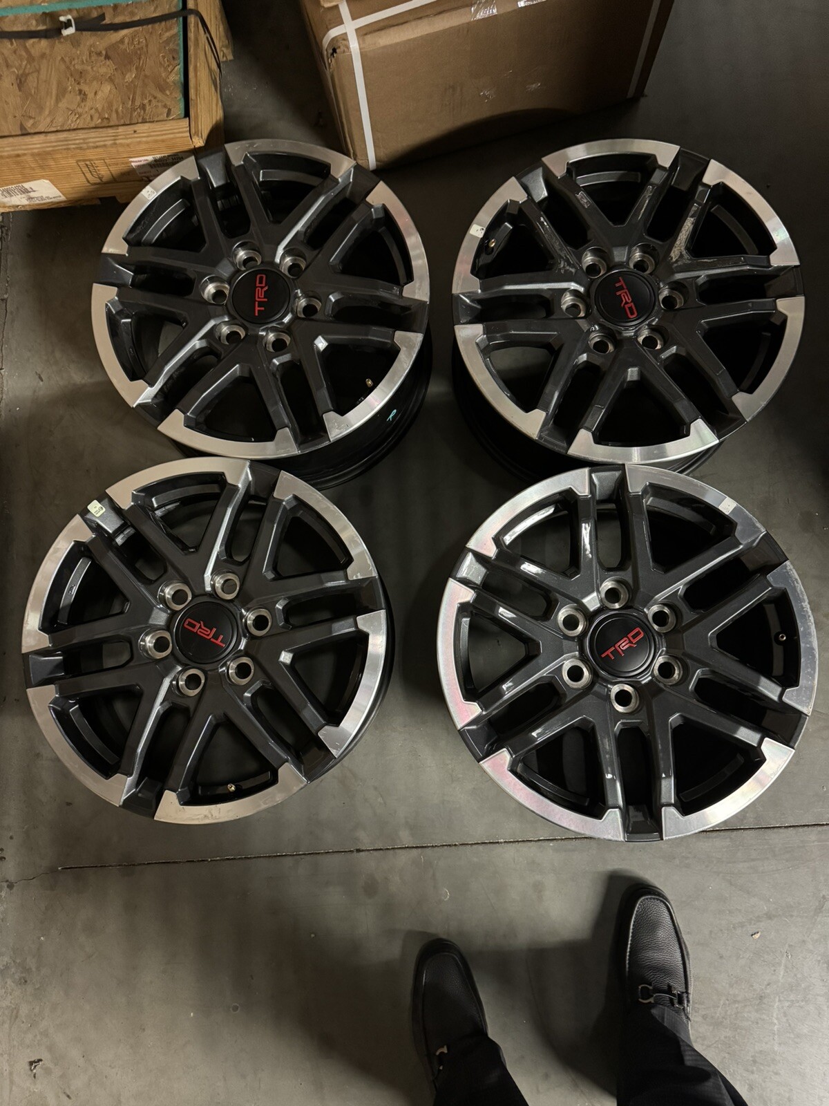 (4) 2024 2025 TOYOTA TACOMA TRD FACTORY 18 WHEELS OEM RIMS TAKE OFFS 18 ...