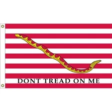 Eagle Emblems Inc. Officially Licensed USN 1st Navy Jack Flag 3'x5' Flag