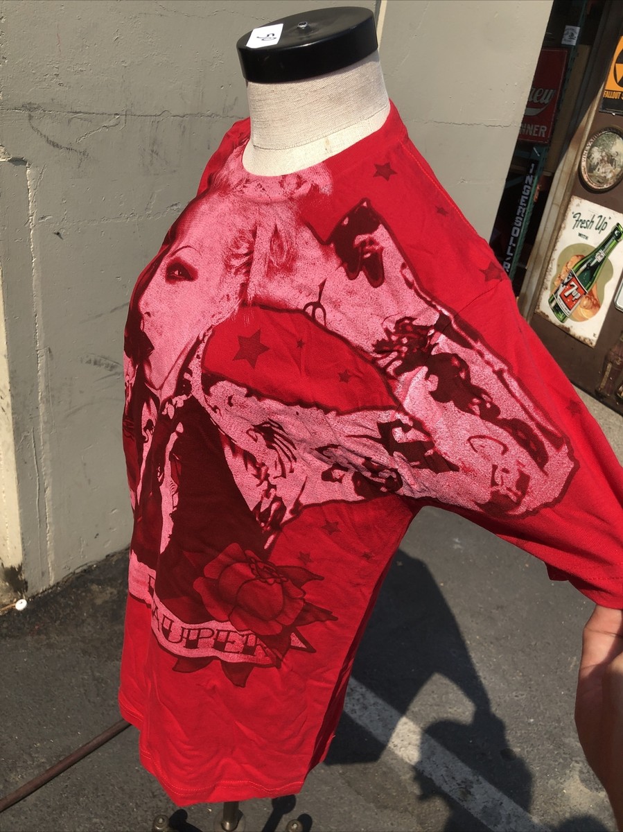 Cyndi Lauper Graphic Red Concert T Shirt XL 50