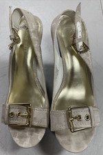 Nine West Open Toe Wedge Shoes Size 8 ½  M