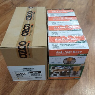 #ad #ad 4 x Ozco OWT 4 in X 4 in Post Base Laredo Sunset Galvanized Steel Model 56607 $74.95
