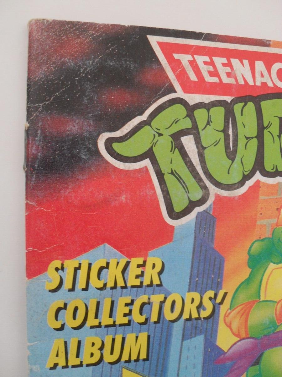 1990 TMNT Teenage Mutant Hero Turtles Complete Sticker Album