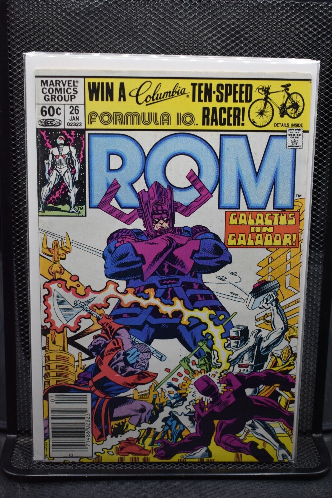 ROM Spaceknight #26 Newsstand Marvel 1982 Bill Mantlo Galactus & Terrax App 6.0