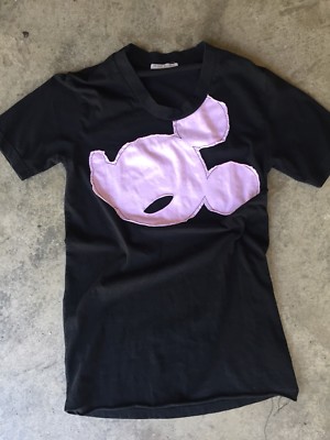 MICKEY MOUSE Official Women's Disney Boutique RARE!!! Sewn Pink T