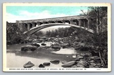 Postcard Missouri Arcadia Bridge Shutin Scene State Highway 70 c. 1920s   K682