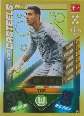 Match Attax Extra 19/20 2019 2020 LE42 - Koen Casteels - Limitierte Karte