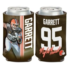 MYLES GARRETT CLEVELAND BROWN 2 SIDED SOFT FOAM CAN BOTTLE COOZIE COOLER KOOZIE