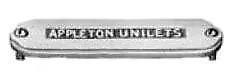 Appleton K125&150-CM, Conduit Outlet Body Cover, 1-1/4 & 1-1/2 Covr Form35, 1 PC