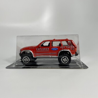 Guisval Ford Explorer 1:64 Diecast SUV Red 4x4 Turbo Race Truck Made in Spain