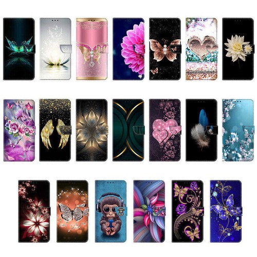 Flower Leather Wallet Cover Case For Motorola G30 G32 G41 G42 G53 G60 G62 - Photo 1 sur 31