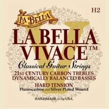 La Bella Vivace Carbon Classical Guitar String VIV-H2 .028 Hard Tension, Single