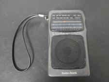 Pocket Radio AM-FM TV1 TV2 Radio Shack Cat No.12-617 Untested