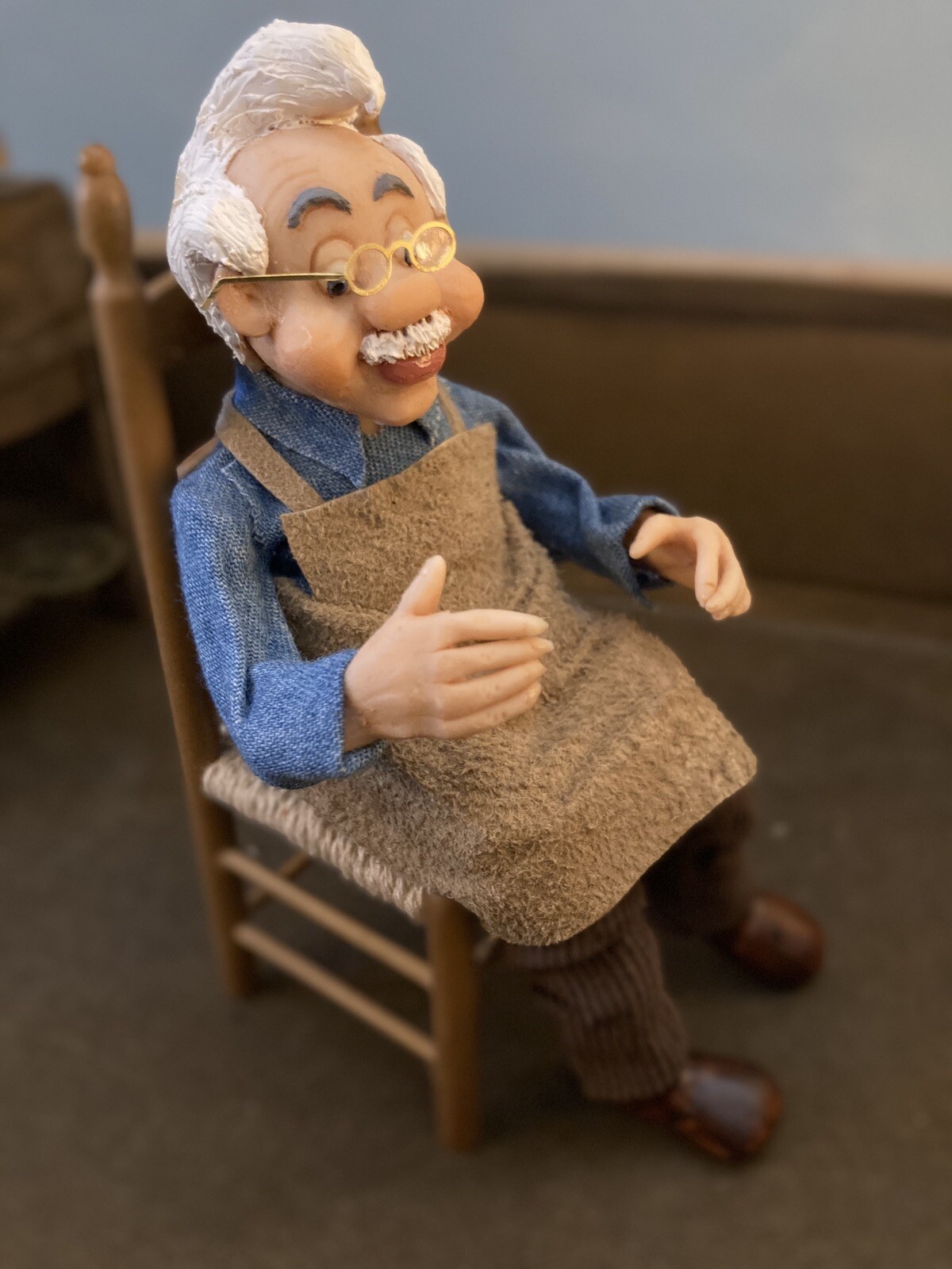 1.12th Dolls House Craft/workman Doll eBay