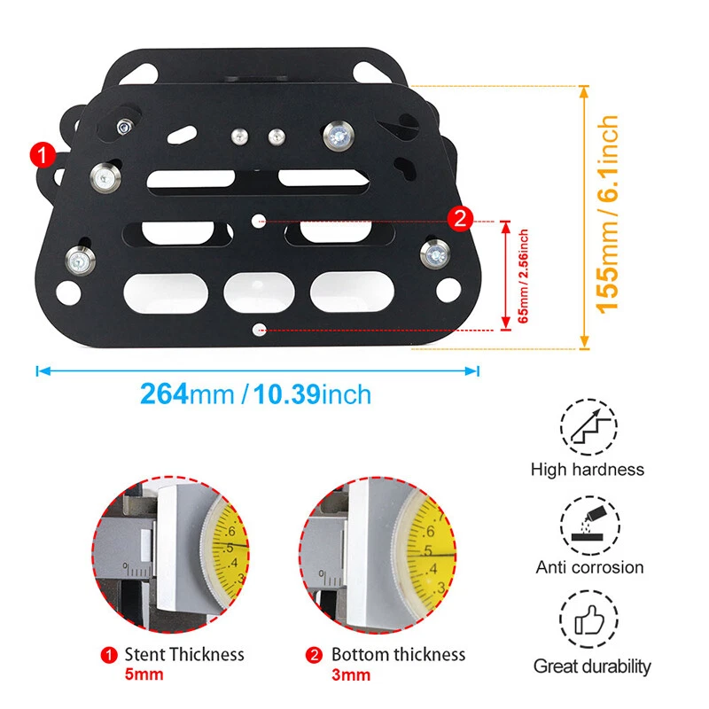 Fit For Kawasaki Vulcan S 2015-2025 Pannier Saddlebag Support Carrier Racks  - Image 4 of 4