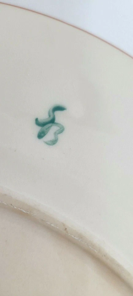 Plato de Cena Hartstone Cheyenne Estilo Azteca Patrón Firmado Pintado a Mano 11" Foto 4 de 4