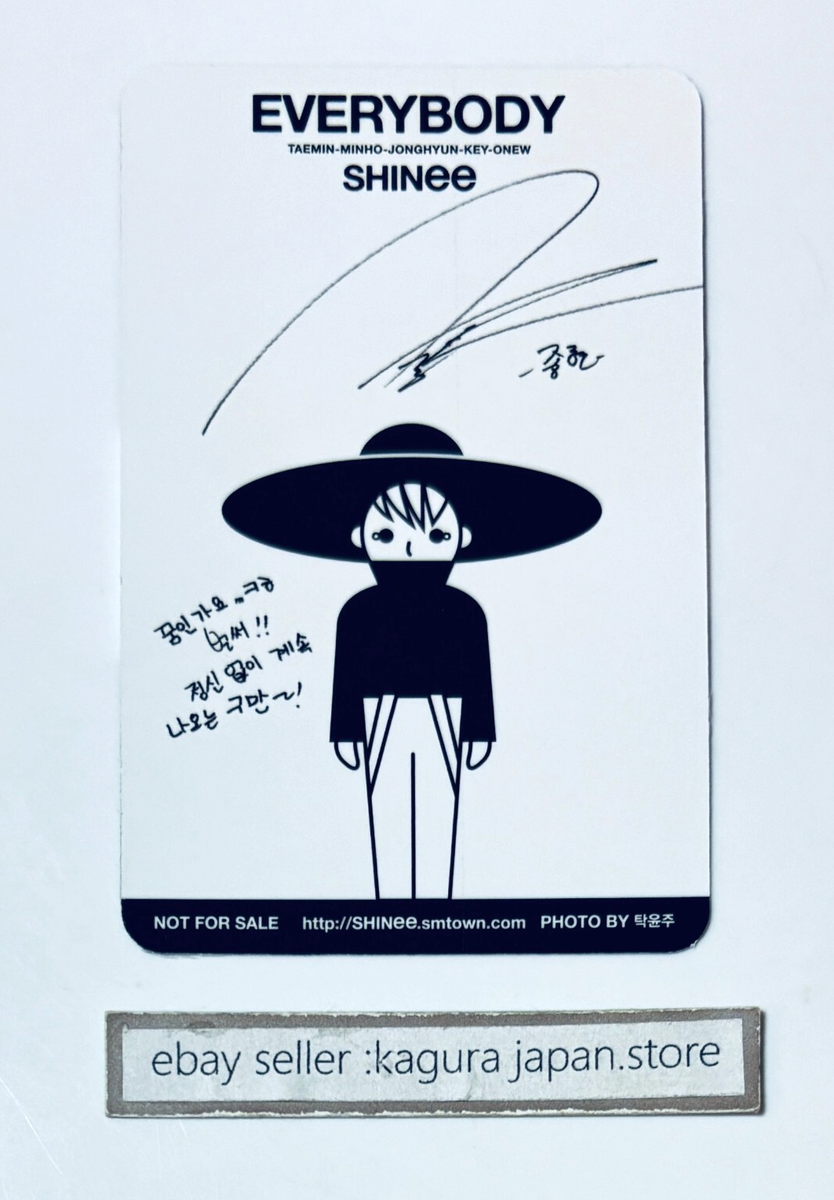 SHINee Everybody 2013 [JONGHYUN] Official Photocard | eBay