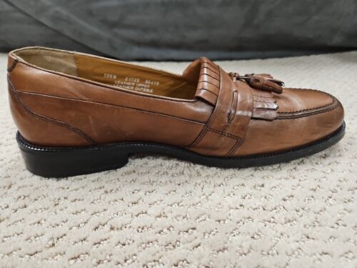 Bostonian Braun Leder Quaste Halbschuh Herren Größe 10,5 W Schuhe - Bild 6 von 15