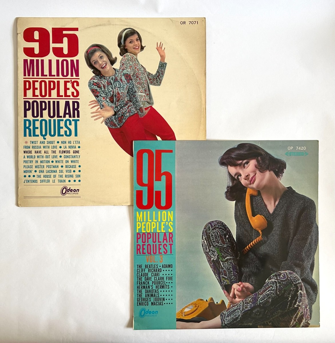 95 MILLION PEOPLE'S POPULAR REQUEST Vol.1 & 3 JAPAN RED WAX 95 MILLION PEOPLE'S POPULAR REQUEST Vol.1 & 3 JAPAN RED WAX