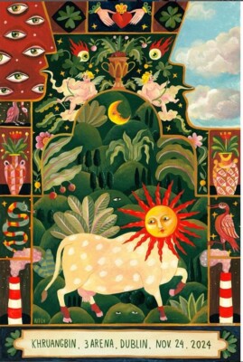 Poster Khruangbin At 3Arena In Dublin Ireland On Nov 24, 2024 Tour Poster, decor
