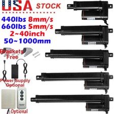 Linear Actuator 12V 2" 40" 1000MM 440lbs 660lbs 2000/3000N Heavy Duty Waterproof