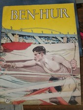1926 Ben-Hur Program Ramon Novarro Francis X Bushman MGM May McAvoy Cast Photos
