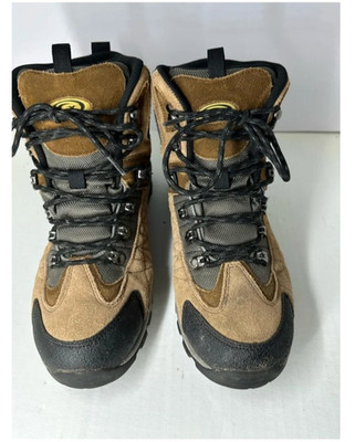 Gen-X GenX Brown Hiking Lace Up Waterproof Boots Men's Size 9.5 READ