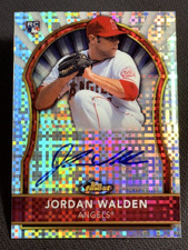 2011 Topps Finest X-FRACTOR ROOKIE Auto Jordan Walden 076/299