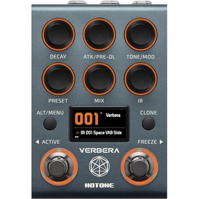 Hotone Verbera NC-200 Convolution Reverb Effektprozessor (Netzteil enthalten)