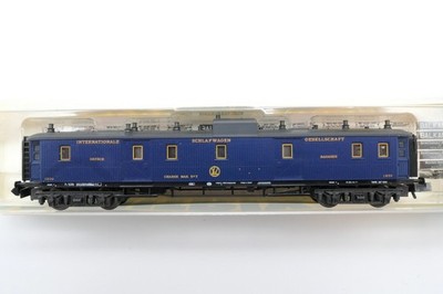 Minitrix 13177 Gepäckwagen ''Orient-Express'' der CIWL, blau, 4-achsig OVP (KD163)