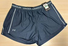 Under Armour Women's Tech 3 Play Up Shorts, Wham Blue / Blue Haze; Size L