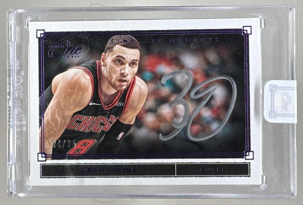 Zach LaVine Sports Trading Card Singles Autographed Basketball for