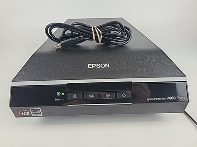 EPSON Perfection V600 Photo & Document Scanner w/ Power Supply