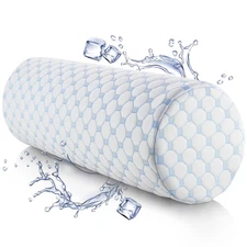 Nestl Neck Roll Pillow for Pain Relief - Premium Memory Foam – Bolster Pil
