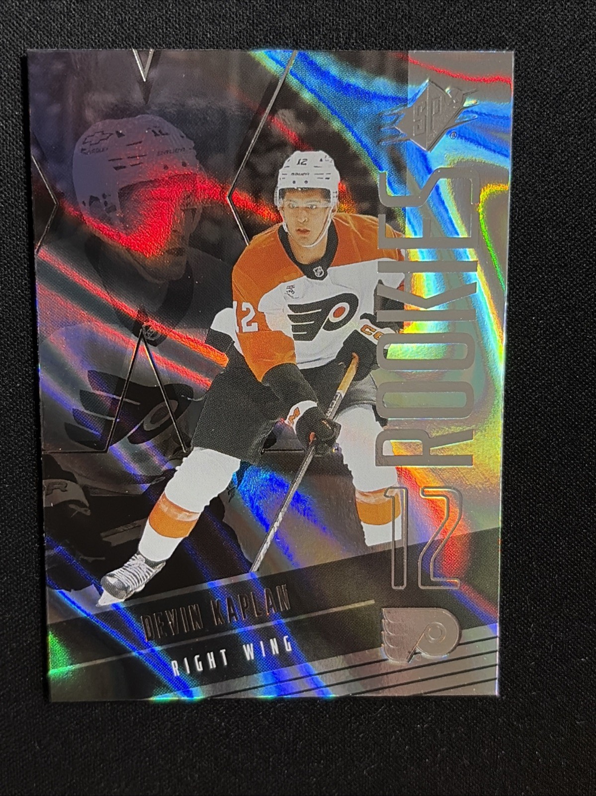 25-26 UD SPx Hockey Silver Parallel Rookie 149 Devin Kaplan