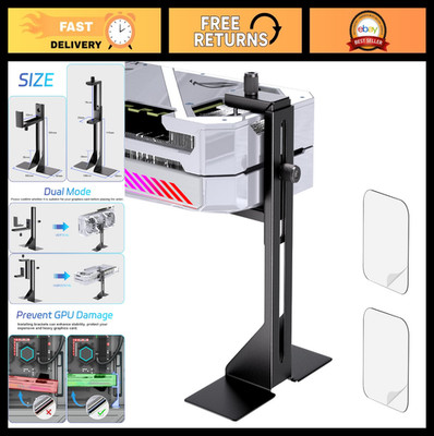 Adjustable GPU Support Bracket - Anti-Sag Video Card Holder, 35-120mm, Up to 75m