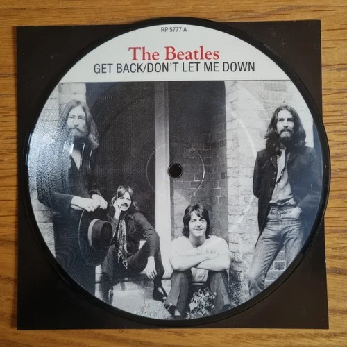 THE BEATLES - Get Back 20th Anniversary 7" PICTURE DISC Limited Edition