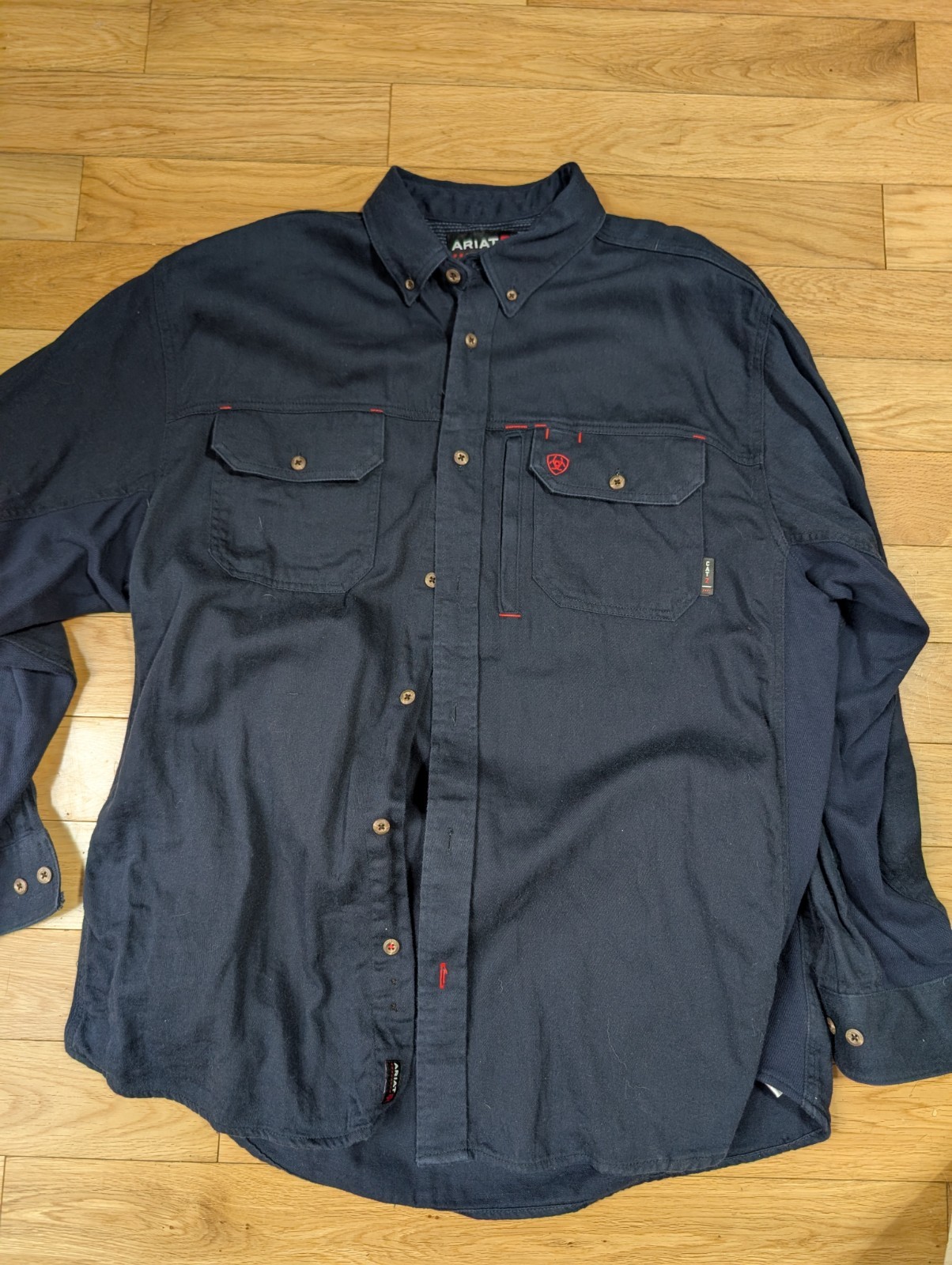 Ariat FR Solid Vent Flame-Resistant Work Shirt Lo… - image 3