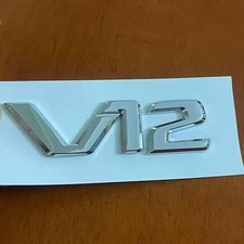 1pcs V12 Emblem Badge 1pcs V12 Emblem Badge