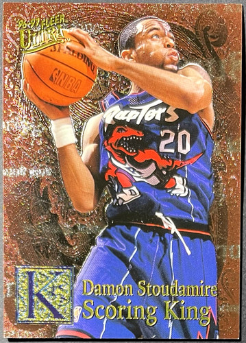 Damon Stoudamire [Plus] #26 1996 Ultra Scoring Kings card