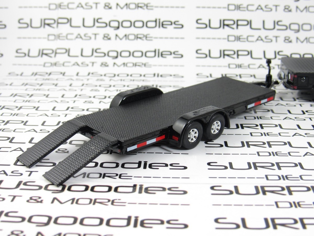 Greenlight Black 2023 DODGE RAM 3500 Flatbed Dually Pickup w/Open