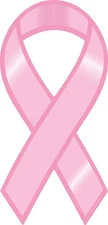 Breast Cancer Pink Awareness Ribbon Vinyl Decal Sticker Choose Size Support