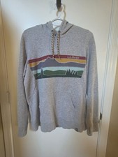 LL Bean Cozy Camp Hoodie Women s Small Soft Gray Sweater Sweatshirt Hood
