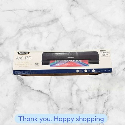 BRAND NEW RETAIL Fellowes 13'' Ara 130 OFFICE Laminator SIGNS MENUS SHIPPING