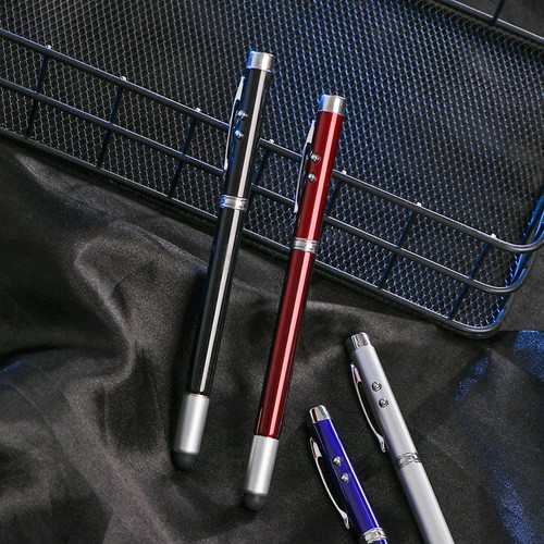 6-in-1 Stylus Pencil Powerful Laser Pointer Remote RED Laser Pen Writing Pen - Photo 5 sur 16