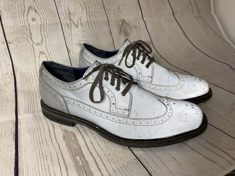 Cole Haan Iridescent Lace Up Wingtip Oxfords Men's Size 10